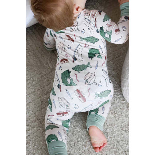 Convertible Zip Romper in Off the Hook | Caden Lane