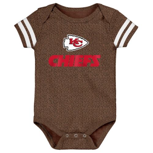 Kansas City Chiefs Outerstuff Newborn & Infant Playmaker Bodysuit - Brown