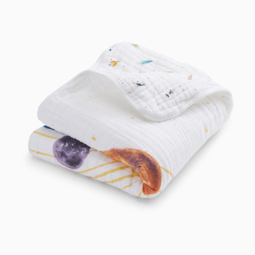 Aden + Anais Organic Muslin Dream Blanket - Space Orbit