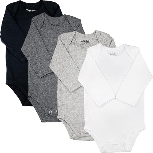 123 Bear Baby Cotton Spandex Long-Sleeve bodysuits unisex boy girl