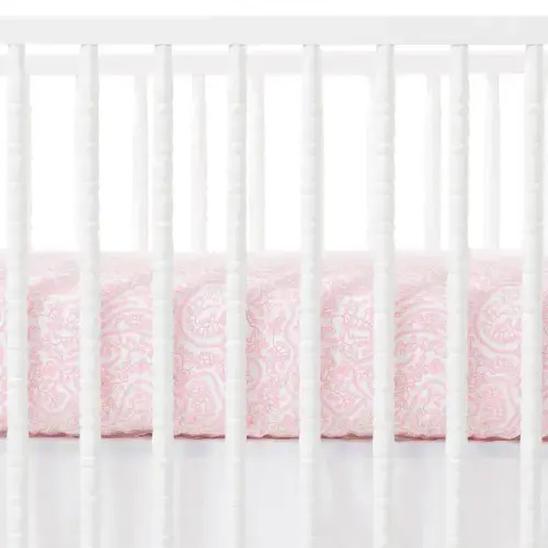 Shelby Pink Crib Sheet, Pink