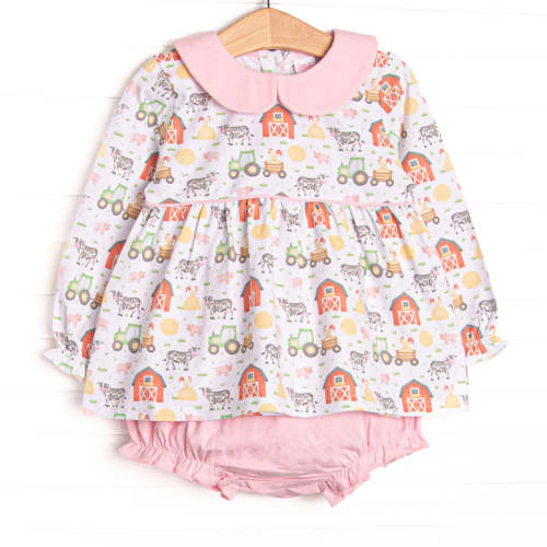 Hard Days Work Diaper Set, Pink – Stitchy Fish