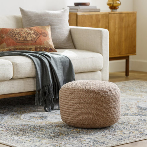 Beachcrest Home™ Braithwaite Upholstered Pouf & Reviews | Wayfair