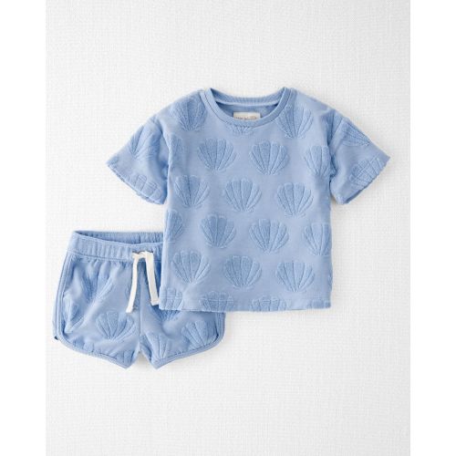 Baby Girl 2-Piece Seashell-Print - 3MOS