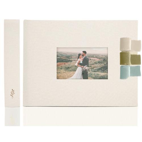 Scrapbook Photo Album: 11x8in Oat Color