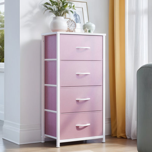 Rebrilliant Vibrant Dresser With 4 Chest of Drawers & Reviews | Wayfair