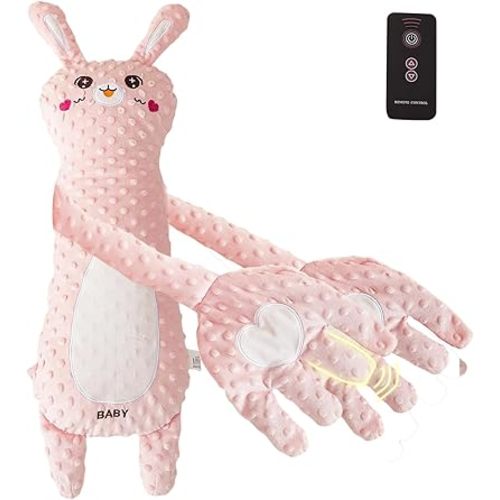 Interactive Bunny Plush, Portable Pink Bunny for Girls Boys, for Home and Travel, Birthday Gift