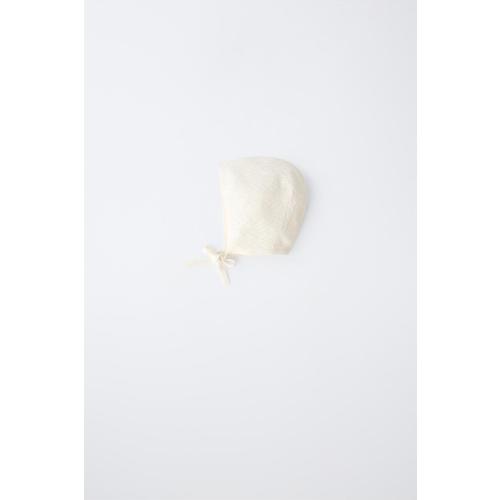 Cotton and Silk Knit Bonnet