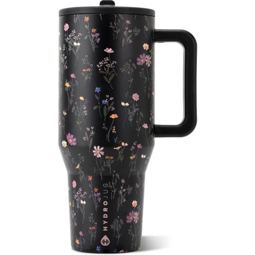 HydroJug x SCHEELS Midnight Floral Traveler Tumbler