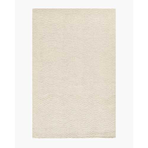 Arches Hand-Tufted Wool Rug in Ivory