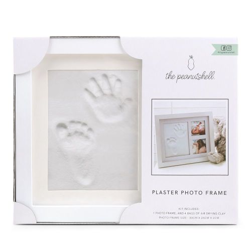 Peanut Shell The Peanut Shell Plaster Photo Frame White