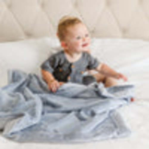 Saranoni Lush Receiving Blanket – Chambray