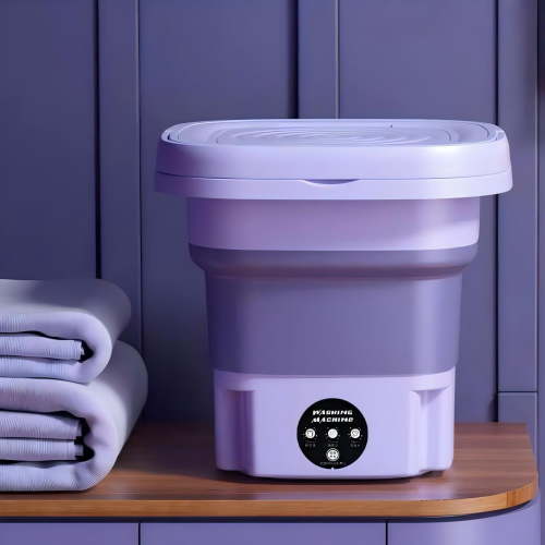 Portable Washing Machine, Portable Washer, 8L, Mini Washing Machine, Foldable,Small Washer For Baby Clothes, Underwear Or Small ltems, Camping&Travel LaundrySmall Size, Space Saving, MacLehose