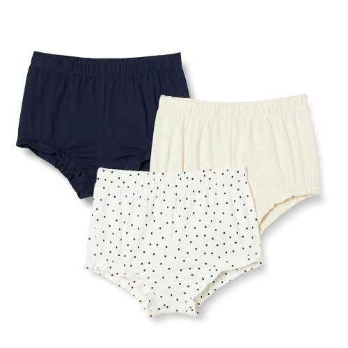 Amazon Essentials Toddlers and Baby Girls' Cotton Bloomer Shorts, Pack of 3
