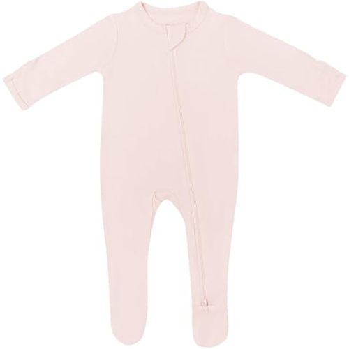 KYTE BABY Infant and Toddler Dual Zipper Footie, Ultra-Soft Rayon Made From Bamboo, Boys and Girls Clothing