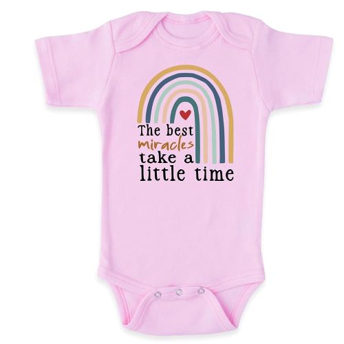 hrcfbk Newborn Infant Baby Boys Girls Bodysuit Short Sleeve Funny Letters Print Romper Reveal Pregnancy Announcement Clothes