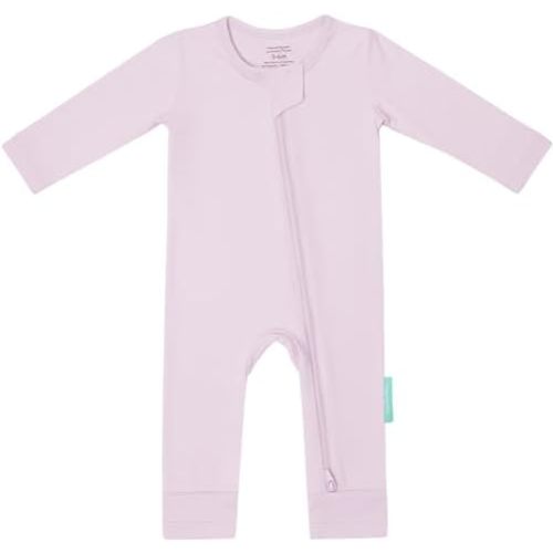 PurComfy Baby Long Sleeve Romper Jumpsuit, Premium Soft Rayon One Piece Pajamas Boy Girl 2-Way Zipper Coverall Sleeper