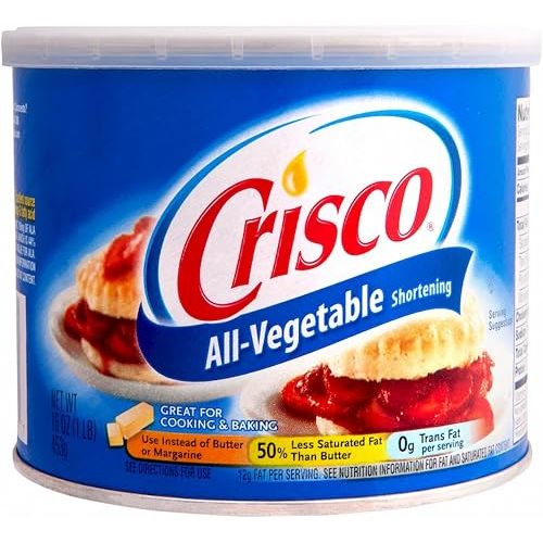 Crisco All-Vegetable Shortening, 16 Ounce