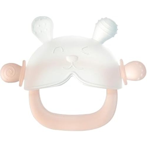 Dr.Isla Baby Teether Toy, Anti-Drop Baby Mitten Teether for 3-12Months