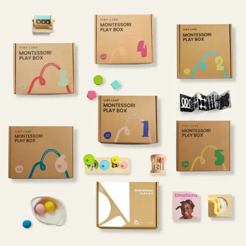 Tiny Land® Montessori Complete Developmental Baby Set (0-24 months)