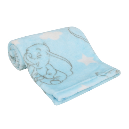 Disney Dumbo Clouds and Stars Super Soft Baby Blanket