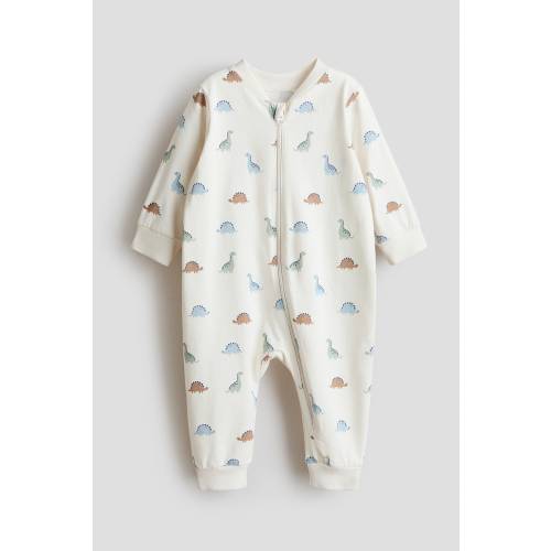 PATTERNED PAJAMA JUMPSUIT