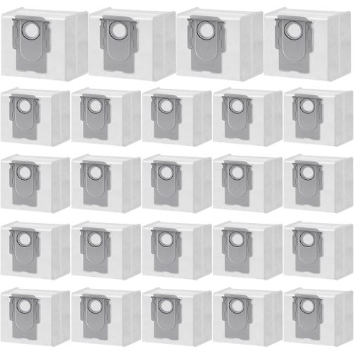 24 Packs Q10 Q7 Q5 Bag Replacement for Roborock Q10 S5+, Q7 M5+, Q5 Max+, 3.6L Vaccum Bag for Q10 X5+, Q5, Q5+, Q5 Pro+, Q8 Max+, Q7, Q7+, Q7 Max+, S8+, S8 Pro Ultra, S7 Pro Ultra, S7 MaxV Ultra