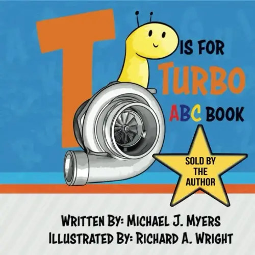 T is for Turbo ABC Board Book - Teach the Alphabet with CarParts! - TikTok Shop