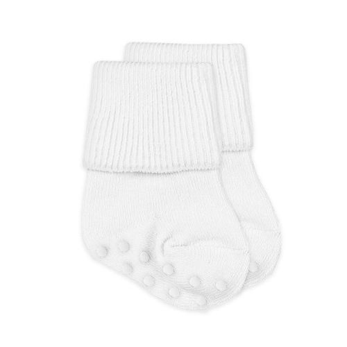 Jefferies Socks Baby Girls and Boys Seamless Organic Cotton Turn Cuff Socks