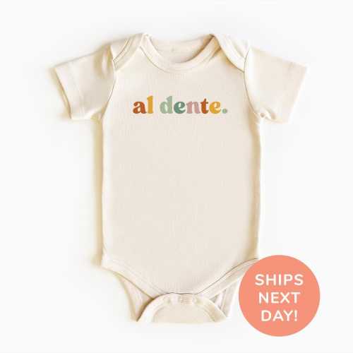 al dente Shirt and Onesie® Italian Foodie Toddler & Youth Shirt Pasta Lover Shirt Baby Chef Bodysuit Baby Shower Gift Shirt for Kids