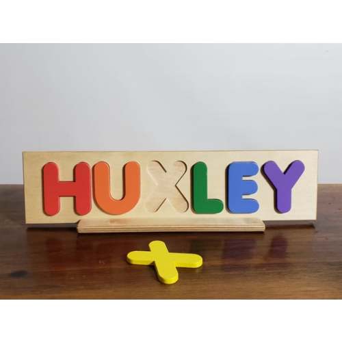 Toddler Name Puzzle, Wood Puzzle Toy, Gifts For Kids
,
5 Letter