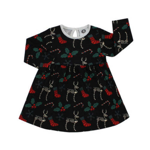Skeleton Reindeer dress – Metallimonsters