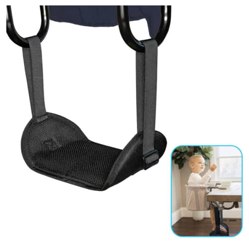 Baby Footrest Compatible with Inglesina Fast Table Chair, Adjustable Foot Rest for Clip-On Table Chair with Tray, Toddler Foot Rest for Hook-On Portable High Seat for Travel