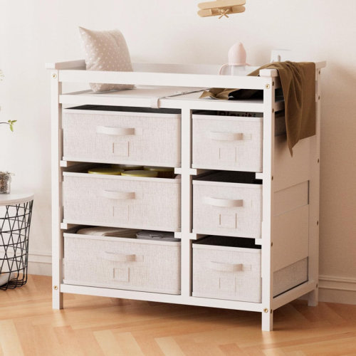 Isabelle & Max™ Angelynna Changing Table Dresser with Pad & Reviews | Wayfair
