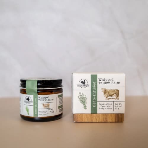 Herb-Infused (Unscented) Whipped Tallow Balm