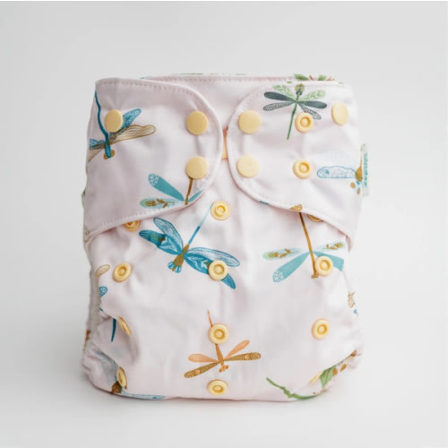 Animals and Insects: “Dragonfly Dreams” Print - Essentials Pocket Cloth Diaper