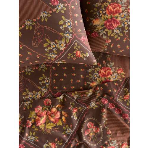 Sooo Soft Cotton Sheet Set - Crafted Bouquets Chocolate – Natural Life