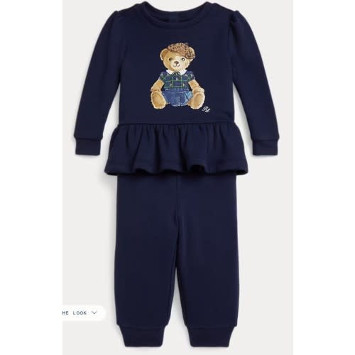 Polo Bear Fleece Sweatshirt & Pant Set