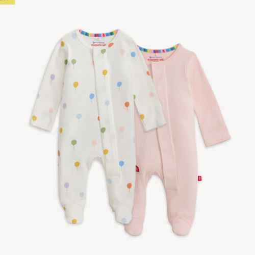 Magnetic 2-Pack Footie PJs