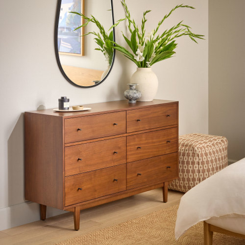 Cooper 6-Drawer Double Dresser - Walnut