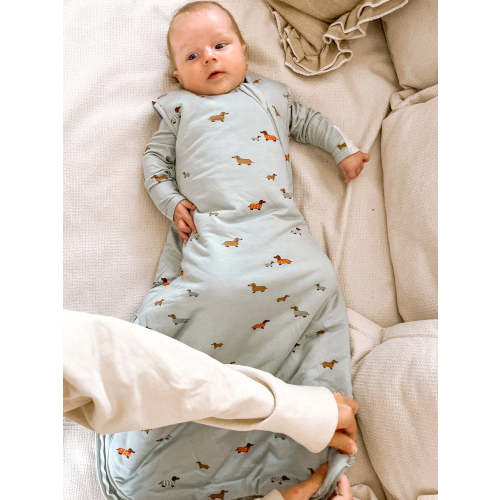 Woof Sage 1.0 TOG Bamboo Viscose Transitional Swaddle Sack | günamüna