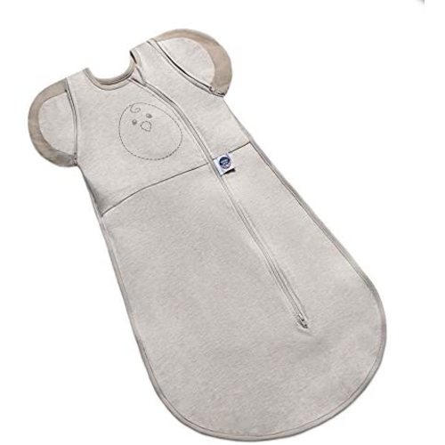 Nested Bean Zen One - Gently Weighted Swaddle, Baby: 0-3 Months, 7-13 lbs, Arms Free/in/Out Swaddle, Helps to Reduce Moro (Startle) Reflex, Unisex, TOG 1.0, Machine Washable