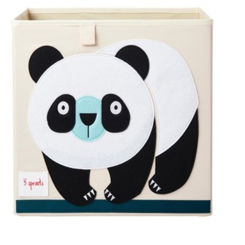 3 Sprouts Cube Storage Box - Organizer Container for Kids & Toddlers