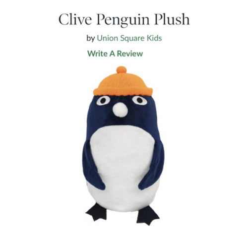 Clive Penguin Plush by Huw Lewis-Jones | Barnes & Noble®