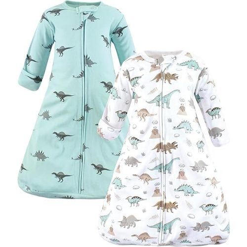 Hudson Baby BabyCotton Long-Sleeve Wearable Sleeping Bag, Sack, Blanket