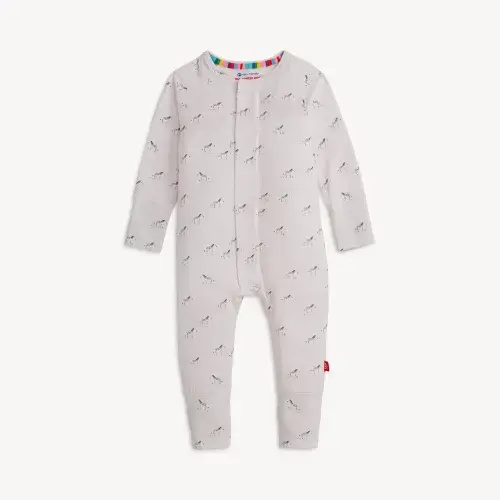 0-3M | Zebra Magnetic Convertible Coverall