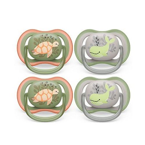 Philips Avent Ultra Air Infant Pacifier 4-Pack with Sterilizer Carry Case