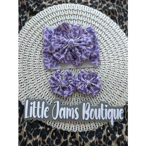 Purple Ribbed Leopard
