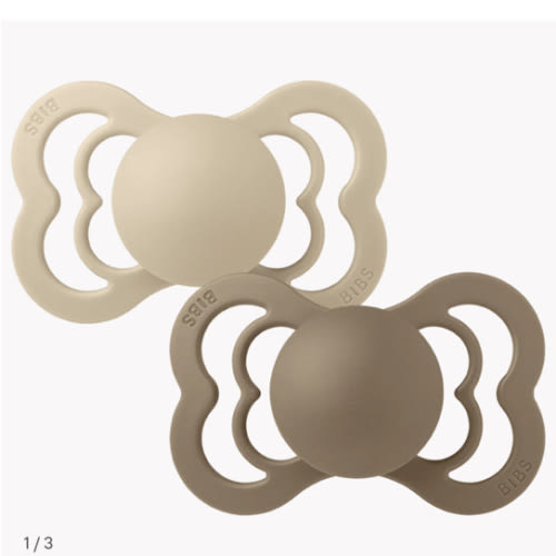 Supreme Pacifiers 2 Pack - Vanilla/Dark Oak