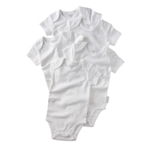 Avery 5-Pack Short Sleeve Bodysuits​ 100% Organic Cotton for Baby Boys​ & Girls
